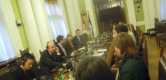 8 March 2013 The National Assembly Speaker receives the interns of the Bundestag Parliamentary Practice programme